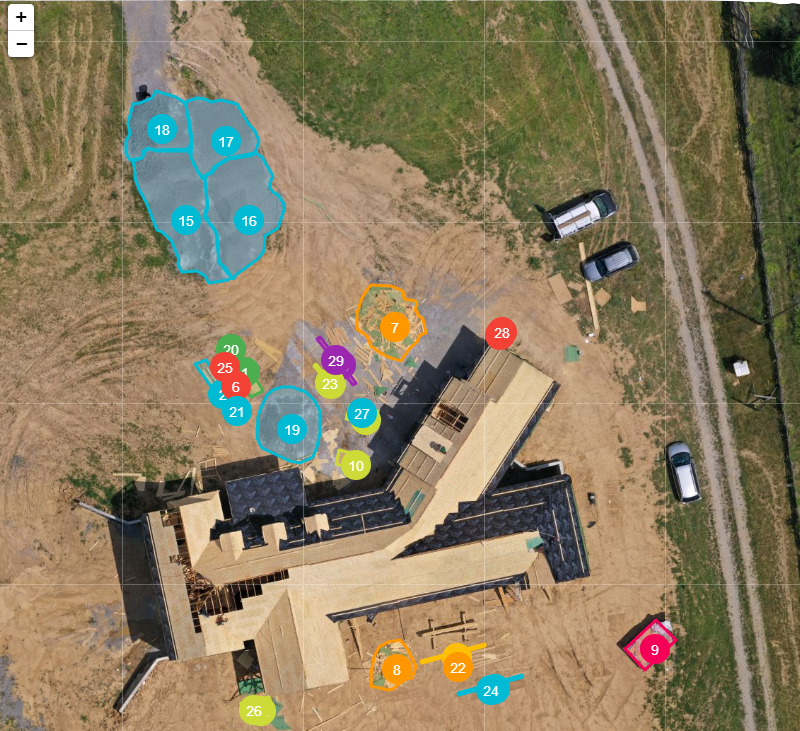 Drone Deploy Annotation report page example